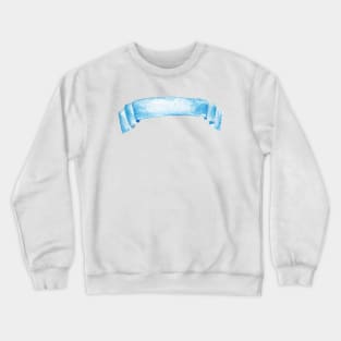 Watercolor ribbon Crewneck Sweatshirt